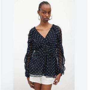 Zimmerman silk polka dot print blouse
